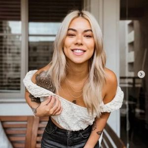 ZARA Cream Rouched Crinkle Crop Top SOLD